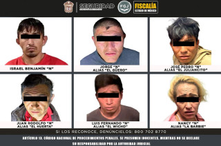 Los posibles implicados fueron traslados a un Centro Penitenciario y de Reinserción Social de la zona a disposición de un Juez,