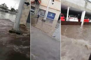 #Video: Fuerte aguacero deja encharcamientos y caos en Ecatepec