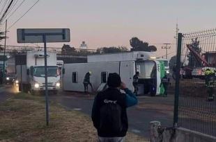 El accidente se registró en el kilómetro 41 de la vía rápida, a la altura de la colonia Residencial La Luz.