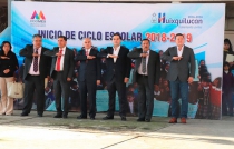 El alcalde Enrique Vargas dio inicio al ciclo escolar en Huixquilucan