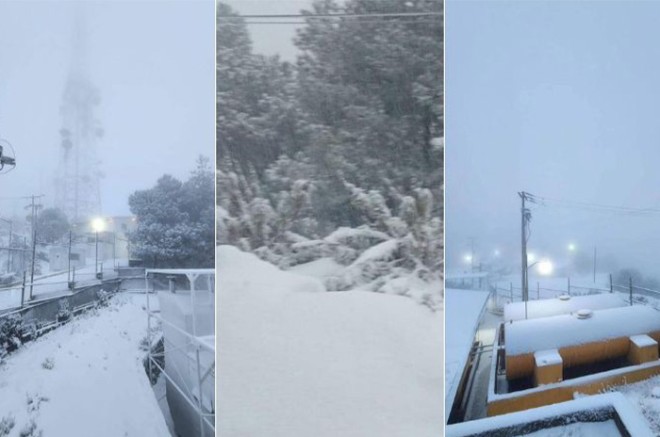 Los operadores de las antenas instaladas en la cima del Cerro Xocotépetl fueron los encargados de capturar las impactantes imágenes del lugar.