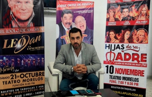 Presenta Ortiz de Pinedo próximos espectáculos en Teatro Morelos