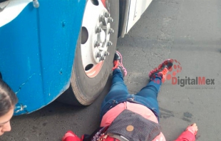 Camión atropella a mujer en Alfredo del Mazo, en Toluca