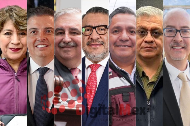 Delfina Gómez, Fernando Díaz, Ricardo Sodi, Horacio Duarte, Ricardo Moreno, Cristóbal Castañeda, Carlos Eduardo Barrera 
