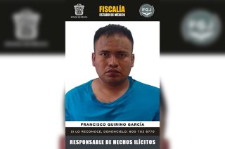 Francisco Quirino García fue trasladado a un penal de la zona, donde quedó a disposición de la autoridad judicial.