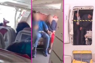 Este sujeto violó una de las leyes de seguridad de la aviación