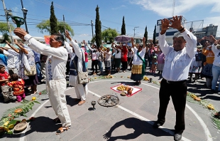 Ceremonia del Fuego Nuevo, tradición viva en la zona norte de Toluca