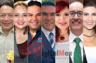 Mario Delgado, Ana Lilia Herrera, Enrique Vargas, Alejandro Moreno, Layda Sansores, Carlos Eduardo Barrera, Maribel Góngora