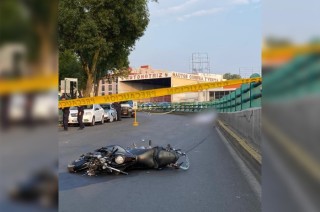 La zona que acordonada hasta que concluyeron las diligencias por parte de la Fiscalía General de Justicia del Estado de México (FGJEM).