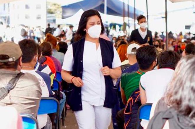 En Huixquilucan se han aplicado más de 730 mil dosis contra el virus SARS-CoV-2 a personas de más de 14 años de edad