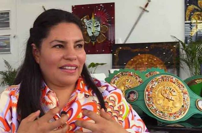 Nezahualcóyotl celebra el logro de Ana María Torres, la primera mujer en obtener un cinturón Diamante del WBC.