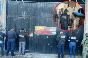 Elementos de la FGJEM aseguran inmueble en Coyotepec