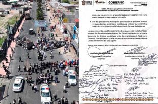 Firman acuerdos Tecámac y Tonanitla por conflictos territoriales