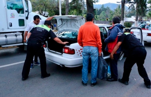 Sacan de circulación taxis colectivos en Tenancingo