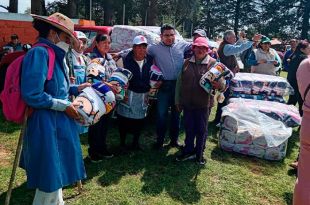 Familias de la comunidad de San Agustín los Berros