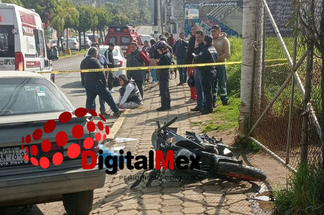 Un adolescente perdió la vida tras un accidente entre una motocicleta