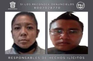 Pareja condenada a 18 años por trata de personas en Tecámac.
