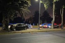 La víctima conducía un Chevrolet Aveo de color negro cuando perdió el control.