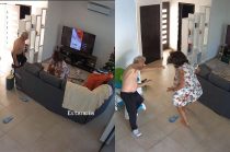 María Felicia Jiménez difundió un video en el que se observa una presunta agresión atribuida a Víctor Rodríguez Padilla.