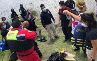 Al parecer la familia habría aprovechado que el nivel de agua en el embalse se recuperó con las lluvias que dejó a su paso la tormenta Grace.