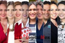 Ana Lilia Herrera, Laura Barrera, Melissa Vargas, Tere Castell, María Clemente García, Delfina Gómez, Enrique Vargas, Alejandra del Moral, Liliana Romero