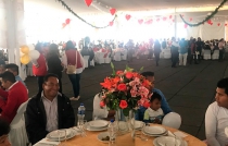 Boda masiva en Toluca; se casan 188 parejas