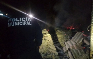 Muere calcinada niña de ocho años, al incendiarse su casa en Zinacantepec