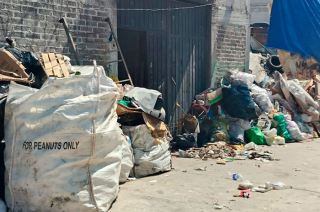 El inmueble operaba de manera irregular como taller y centro de acopio sin acreditar permisos.