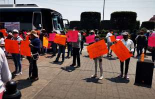Se manifestaron frente al Tribunal Superior de Justicia del Estado de México