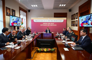 Delfina Gómez Álvarez encabeza Mesa de Paz en el Estado de México