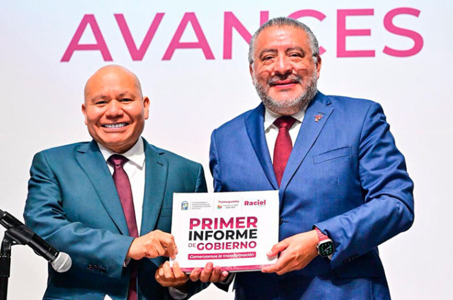 Video: Horacio Duarte respalda proyecto de la 4T en Primer Informe de Raciel Pérez en Tlalnepantla