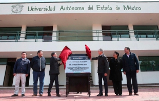 Apoya gobernador Alfredo del Mazo mejoramiento de instalaciones de la UAEM