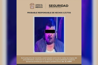 Detuvieron a Martín “N”, de 35 años, por su probable participación en el delito de posesión ilegal de arma de fuego.