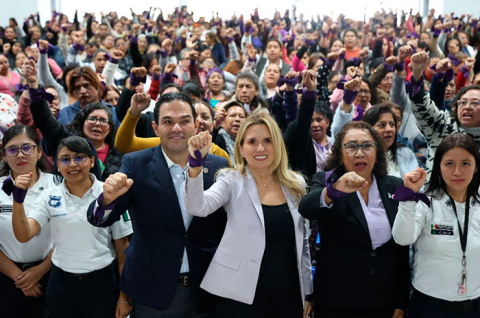 Más de 500 mujeres participaron en la conmemoración del 8 de marzo, reafirmando la política de cero tolerancia a la violencia de género en el municipio.