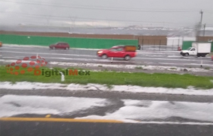 #Precaución: fuerte granizada en la Toluca-Palmillas