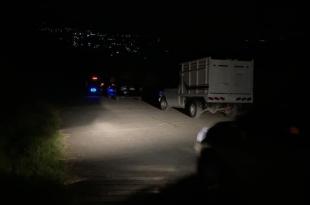 El hallazgo se dio la noche del domingo en San Miguel Almoloyan, en la comunidad de Tres Barrancas.