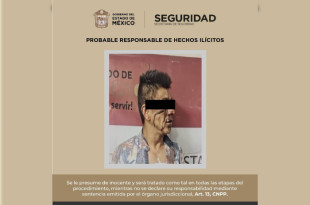 Jorge “N”, de 45 años, fue detenido por su probable implicación en ataque peligroso y portación de arma de fuego