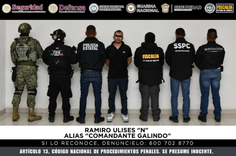 Ramiro Ulises “N”, alias “Comandante Galindo”, fue detenido en Malinalco tras un operativo conjunto de fuerzas federales y estatales.