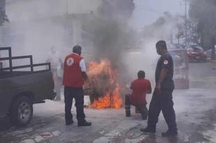 Bombero del municipio controlaron el fuego