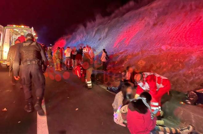 Los lesionados fueron trasladados al hospital general de Ixtapan de la Sal