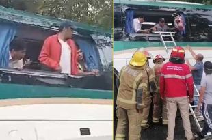 autobús de pasajeros de la línea Flecha Roja