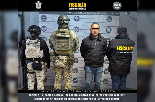 Marco Antonio “N”, alias “El Custodio”, fue ingresado al penal de Lerma tras ser vinculado a proceso por su probable participación en un caso de extorsión.