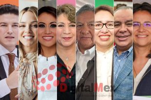 Samuel García, Mariana Rodríguez, Ruth Salinas, Delfina Gómez, Higinio Martínez, Azucena Cisneros, Jesús Izquierdo, Paola Jiménez