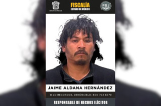 Jaime Aldana Hernández, condenado por feminicidio en Chicoloapan