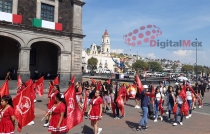 #Toluca: estudiantes de Antorcha bloquean el centro