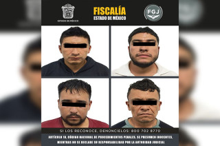 José “N”, Luis “N”, Jaime “N, Adolfo “N” y el adolescente de 16 años fueron presentados ante el Agente del Ministerio Público correspondiente.