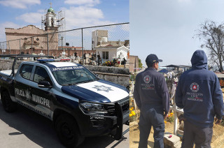 Elementos de la Dirección General de Seguridad Pública y Vialidad, junto con personal del Sistema Municipal de Emergencias 14/7, realizaron patrullajes en las tres zonas de Huixquilucan.