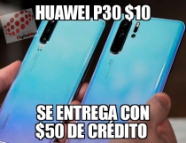 Huawei a la... baja