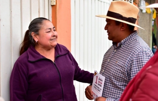 Habrá cobertura de agua potable en Tenango Del Valle, ofrece Pablo Guadarrama