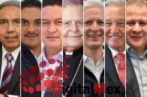 Marco Aurelio Carbajal, José Manuel Uribe, Abraham Saroné, Francisco Javier Chavolla, Alfredo del Mazo, Andrés Manuel López Obrador, Francisco Fernández Clamont